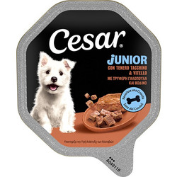 Cesar Junior Pate with Turkey & Beef 150gr