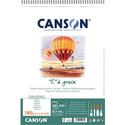 Canson Ca Grain Μπλοκ Σχεδίου A3 180gr/m² 30 Φύλλα
