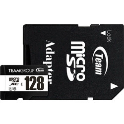 TeamGroup microSDXC 128GB Class 10 U1 UHS-I 100MB/s + Adapter