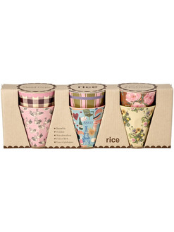 Rice Σετ Ποτήρια Κοκτέιλ Μελαμίνη Bon Vivant Prints 160ml 6τμχ MELCU-6ZSAW26P