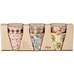Rice Σετ Ποτήρια Κοκτέιλ Μελαμίνη Bon Vivant Prints 160ml 6τμχ MELCU-6ZSAW26P