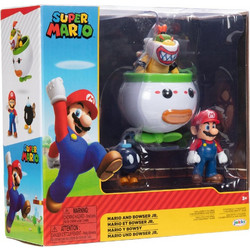 Jakks Pacific Super Mario 2-Pack Mario & Bowser Jr.