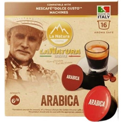 La Natura Lifestyle Κάψουλες Espresso Arabica Συμβατές με Μηχανή Dolce Gusto 16τμχ