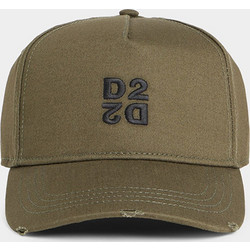 Dsquared2 Ανδρικό Καπέλο Jockey Υφασμάτινο Εκρού BCM096405C00001-M682