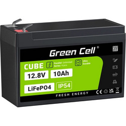 Green Cell Cube Μπαταρία LiFePO4 12.8V 10Ah