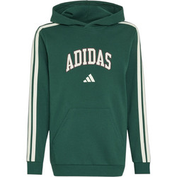Adidas Παιδικό Φούτερ με Κουκούλα Πράσινο KE1636