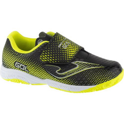 Joma Gol Jr 2601 IN GOJW2601INV Παιδικά Ποδοσφαιρικά Παπούτσια Σάλας Μαύρα Κίτρινα
