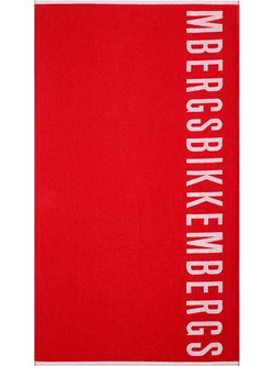 Bikkembergs Πετσέτα Θαλάσσης Κόκκινη 100x180cm BKK1MTW02