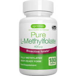 Igennus Pure L-Methylfolate 400μg 180 Ταμπλέτες