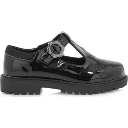 Exe Παιδικές Μπαλαρίνες Λουστρίνι με Ρυθμιζόμενο Λουράκι Μαύρες XA7007772007