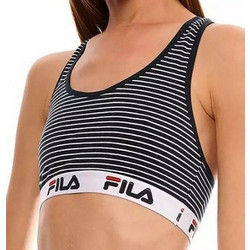 Fila Αθλητικό Μπουστάκι με Χαμηλή Στήριξη Μαύρο Λευκό 0991481-133