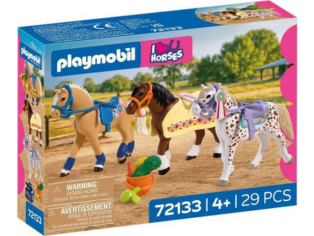 Playmobil I Love You Horses Όμιλος Ιππασίας Τρία Συλλεκτικά Άλογα για 4+ Ετών 72133