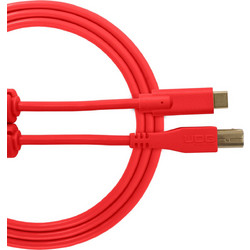 Udg U96001RD Καλώδιο USB-B Male 2.0 to USB-C Male 1.5m Red