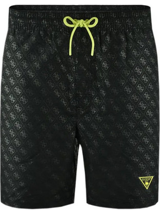 Guess Ανδρικό Μαγιό Σορτς με Σχέδια Μαύρο F6GT26-WG282-PJ1G