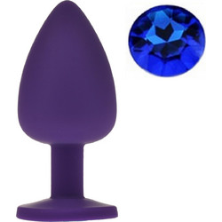 Guilty Toys Dop Large Πρωκτική Σφήνα Diamond Plug 9cm Μπλε Μωβ ES27904