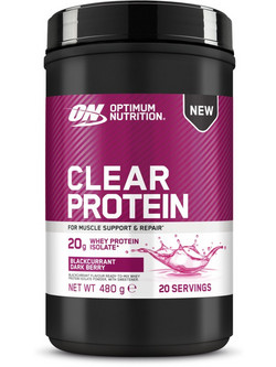 Optimum Nutrition Clear Whey Isolate Blackcurrant Dark Berry 480gr