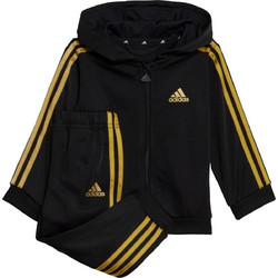 Adidas Βρεφικό Σετ Φόρμας Χειμωνιάτικο Μαύρο Χρυσό HR5874
