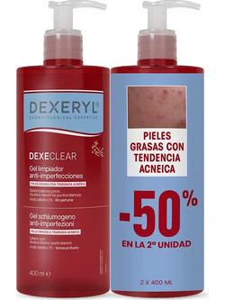 Dexeryl Dexeclear Gel Ντεμακιγιάζ 2x400ml