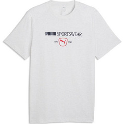 Puma CLASS Graphic Tee Ανδρικό Αθλητικό T-Shirt Λευκό 694294-05