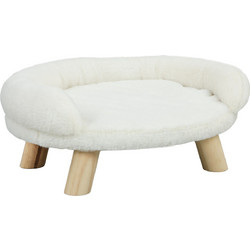 PawHut Υπερυψωμένο Κρεβάτι Σκύλου Μπεζ 47x40cm D04-263V00CW