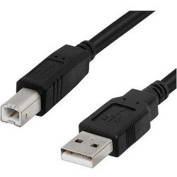 30632B Καλώδιο USB-A Male 2.0 to USB-B Male 10m Black