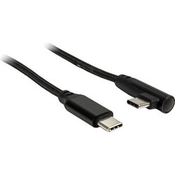 Inter-Tech 88885581 Angle 90° USB-C to USB-C 60W 1m Black