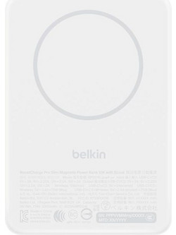 Belkin BoostCharge Slim Wireless Power Bank 10000mAh 15W με 2 Θύρες USB-C White