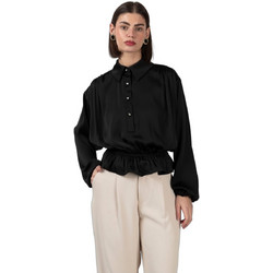 Helmi Γυναικείο Χειμερινό Crop Top Μαύρο 56-03-095Α
