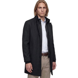 Jack & Jones Ανδρικό Παλτό Μακρύ με Επένδυση Ανθρακί 12299724