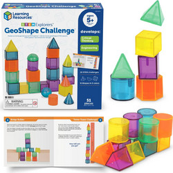 Learning Resources Explorers GeoShape Challenge Παιχνίδι Γεωμετρίας & 3D Σχημάτων
