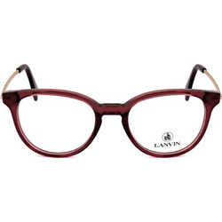 Lanvin LNV2613 601 Γυναικείος Σκελετός Γυαλιών Οράσεως Κοκάλινος Μεταλλικός Χρυσός Μπορντό