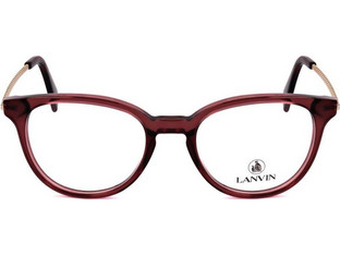 Lanvin LNV2613 601 Γυναικείος Σκελετός Γυαλιών Οράσεως Κοκάλινος Μεταλλικός Χρυσός Μπορντό