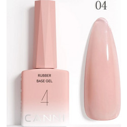 Canni 04 Rubber Base Ημιμόνιμο Βερνίκι Νυχιών 9ml