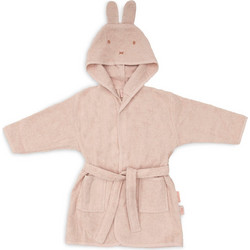 Jollein Miffy Παιδικό Μπουρνούζι με Κουκούλα Ροζ