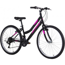 Alpina Alpha 2026 Παιδικό Mountain Bike 24" με 21 Ταχύτητες Μαύρο Ροζ