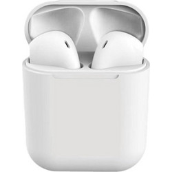 i12 pro Ακουστικά Bluetooth Earbud White