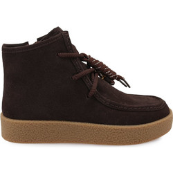 Exe Γυναικεία Μποτάκια Chukka Suede Σοκολατί X353E0962-504
