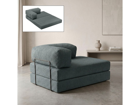 Megapap Comfort Διθέσιος Καναπές Κρεβάτι Πράσινο Mint 140x95x75cm GP043-0105