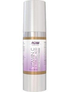 Now Solutions Vitamin C & Ferulic Acid Αντιγηραντικό Ενυδατικό Serum Προσώπου για Λάμψη με Βιταμίνη C 30ml