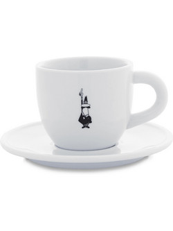 Bialetti Φλιτζάνι Espresso & Ελληνικού Καφέ Πορσελάνης Λευκό 240ml Y0TZ099