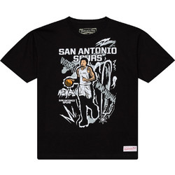 Mitchell & Ness NBA Chalked Up Tee Ανδρικό Αθλητικό T-Shirt Μαύρο SS20396-SASBLCK