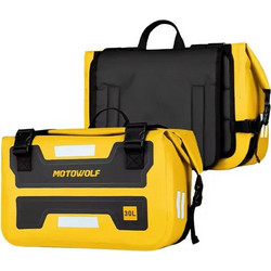 Motowolf MDL0720 Σετ Σαμάρια Μηχανής 2x30lt Κίτρινα
