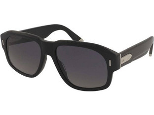 Dior N1I 10A1 Ανδρικά Γυαλιά Ηλίου Μάσκα Κοκάλινα Μαύρα με Μαύρο Φακό