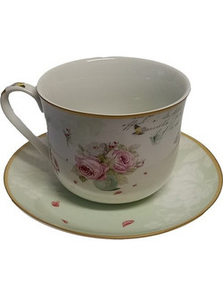 Karvounis Bros Vintage Flowers Φλιτζάνι Πορσελάνης Πολύχρωμο 450ml M24060-4