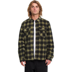 Volcom Ανδρικό Πουκάμισο Βαμβακερό Μακρυμάνικο Κανονική Γραμμή Overshirt Χακί A5832601-MUS