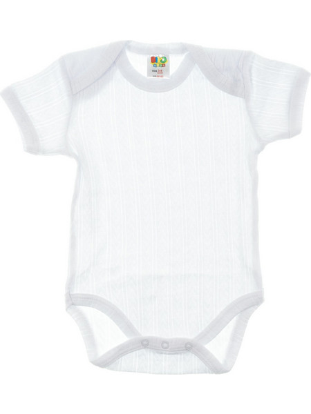 Biyo Kids Comfort Φορμάκι Εσώρουχο Κοντομάνικo Λευκό 34074