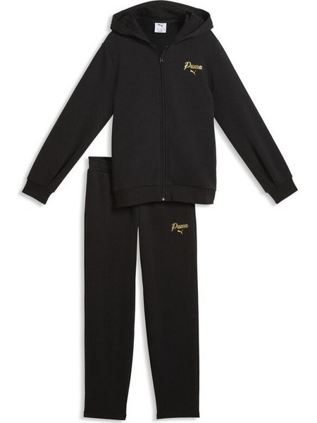 Puma Παιδικό Σετ Φόρμας Μαύρο 695209-01