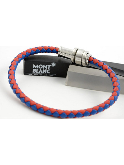 Montblanc Ανδρικό Βραχιόλι Χειροπέδα από Δέρμα MB12378763