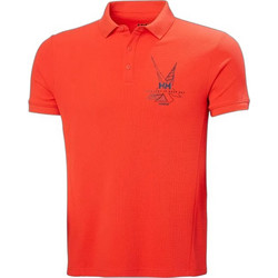 Helly Hansen HP Race Sailing Ανδρική Αθλητική Μπλούζα Polo Πορτοκαλί 34416-222