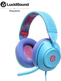 PowerA LucidSound LS10 Gaming Headset Over Ear Light Blue